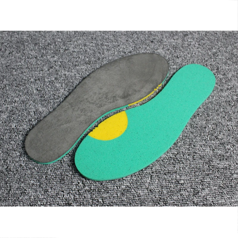 Shock absorption memory foam shoe insole footbed