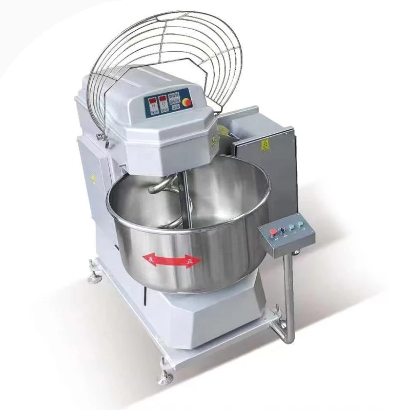 Wheat stainless steel double speed partner spiral dough mixer 50kg 400kg 500kg 500l dough powder mixer blender machine