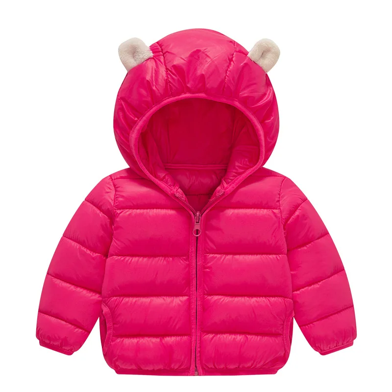 Hao Baby Kids Down Jacket Cotton  Boys and Girls Winter Light Jacket Cute Coat
