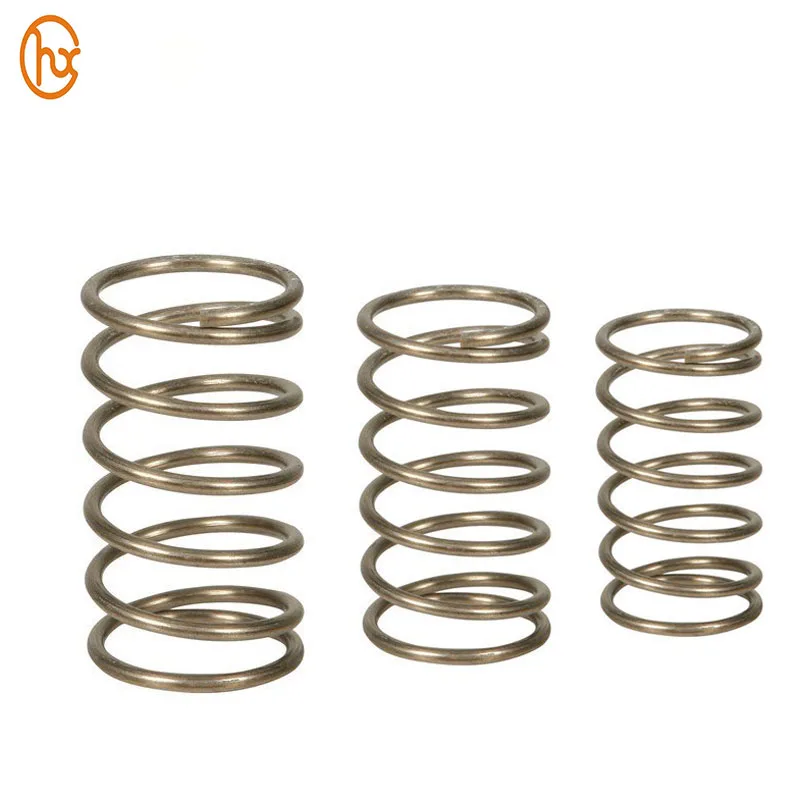 DGHX Custom made beryllium copper metal hinge coil ballpoint pen toy miniature 304 stainless steel compression springs