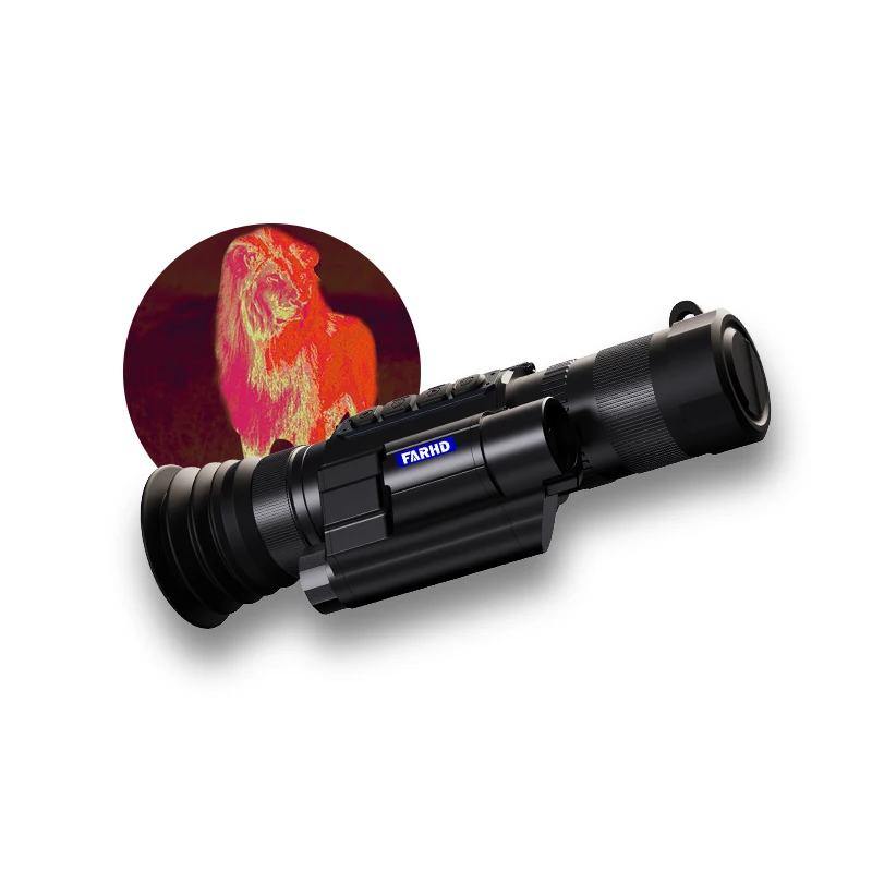 HD Image thermal goggles night vision Camera  type c Quick Cross Division Display Quick Open Laser Ranging/Ballistic Calculate