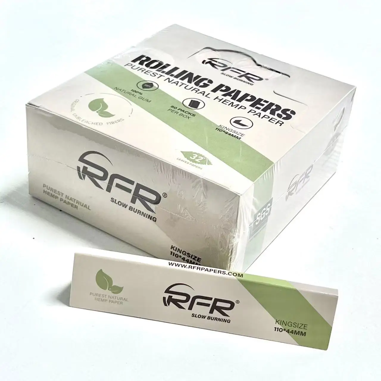 Premium Smoking Paper Roll Custom OEM Rolling Papers Long Papers Smoking King Size 32 leaves with Tips