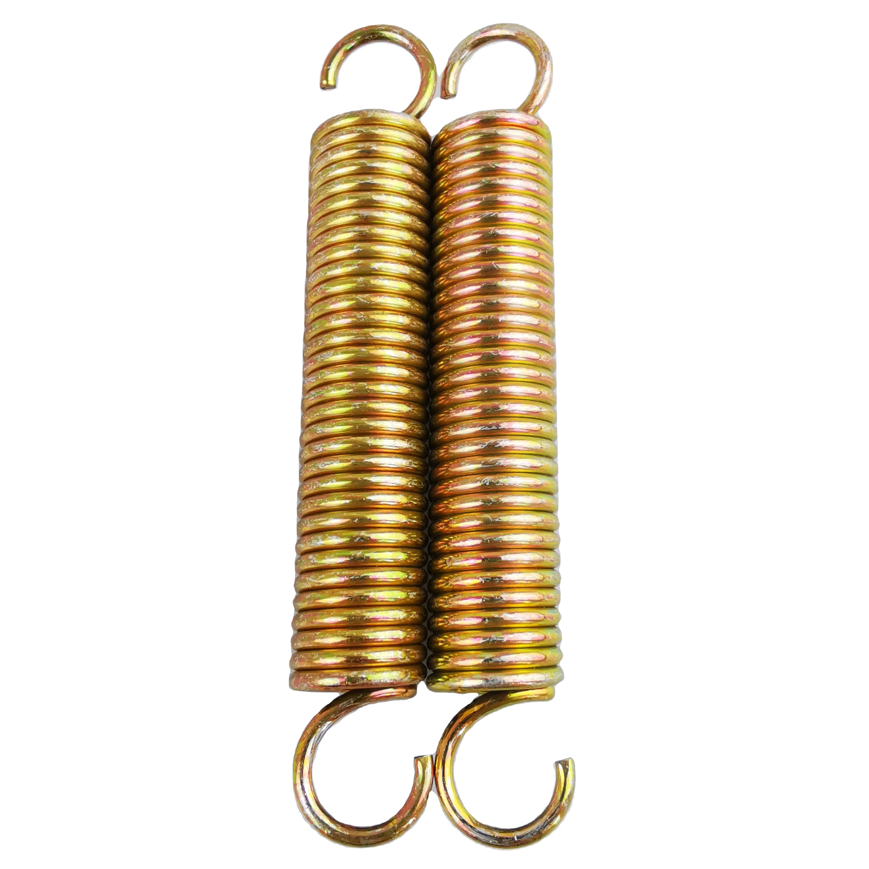 Professional China Supplier Customized Hot sale double hook stainless steel adjustable extension spring for machine