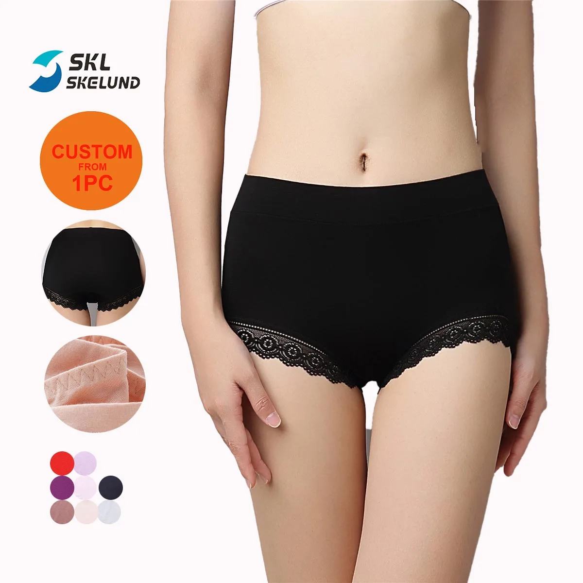 Wholesale Big Girl Panties Big Size Plus Size Nylon Granny Women Mom Underwear Full Cut Girl Plus Size Ladies Big Girl Panties