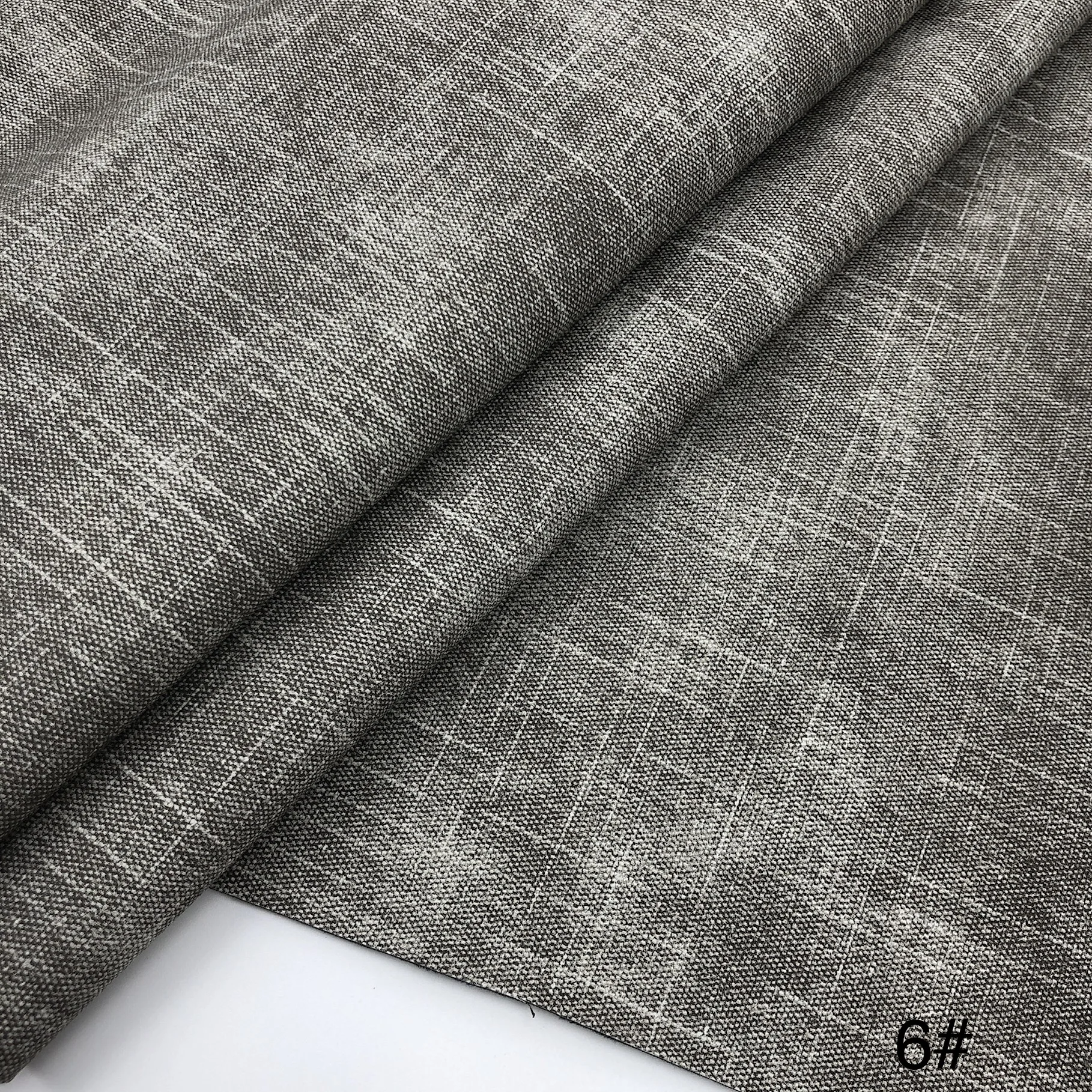 China wholesale custom cowboy style top grain leather PU Synthetic Leather fabric For shoe, Bag, sofa, decoration  Material, pac