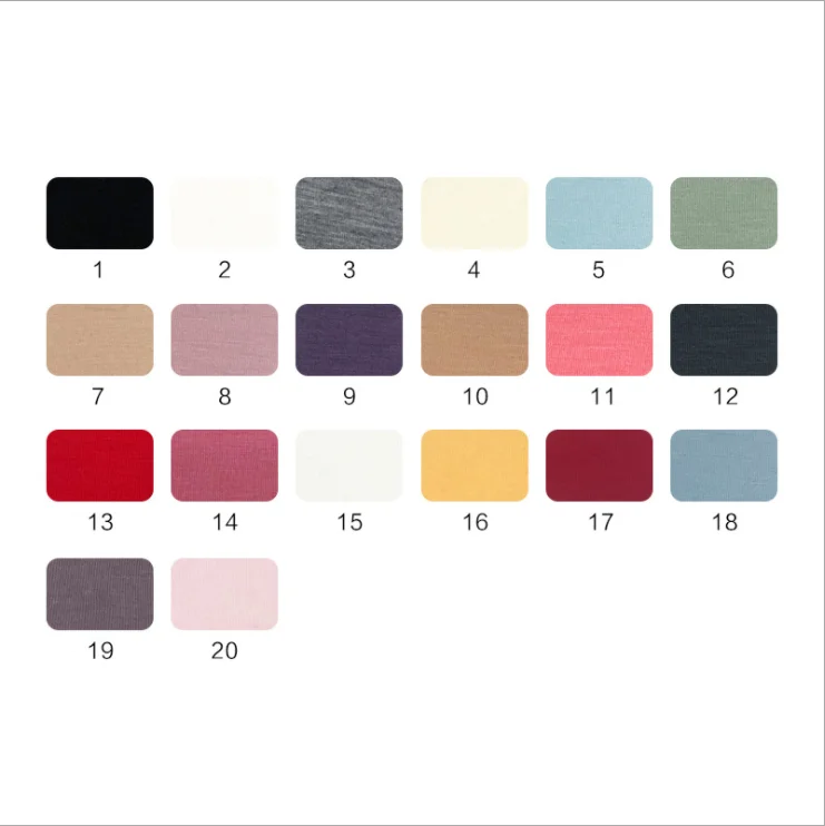100 Knitted Jersey Lenzing  100% modal Fabric For T-shirt