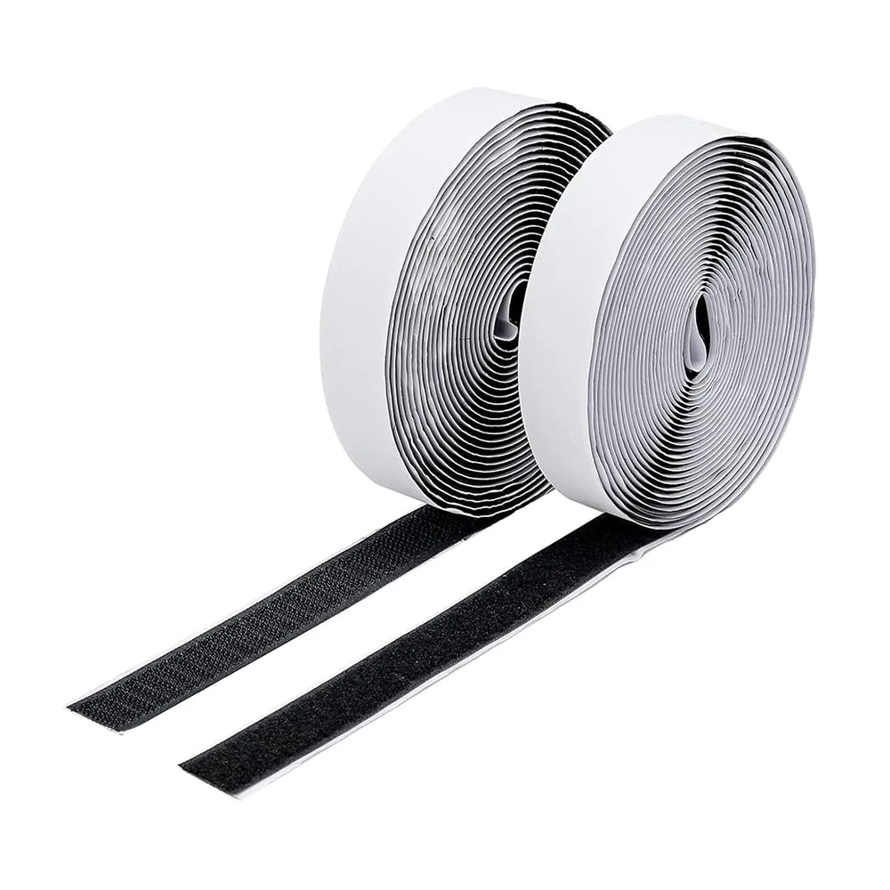100%nylon Sticky Back Velcroes Mastic Tape for Fabric Double Sided Rubber Optimum Manufacturing Eco-friendly 40mm Sewing Tape