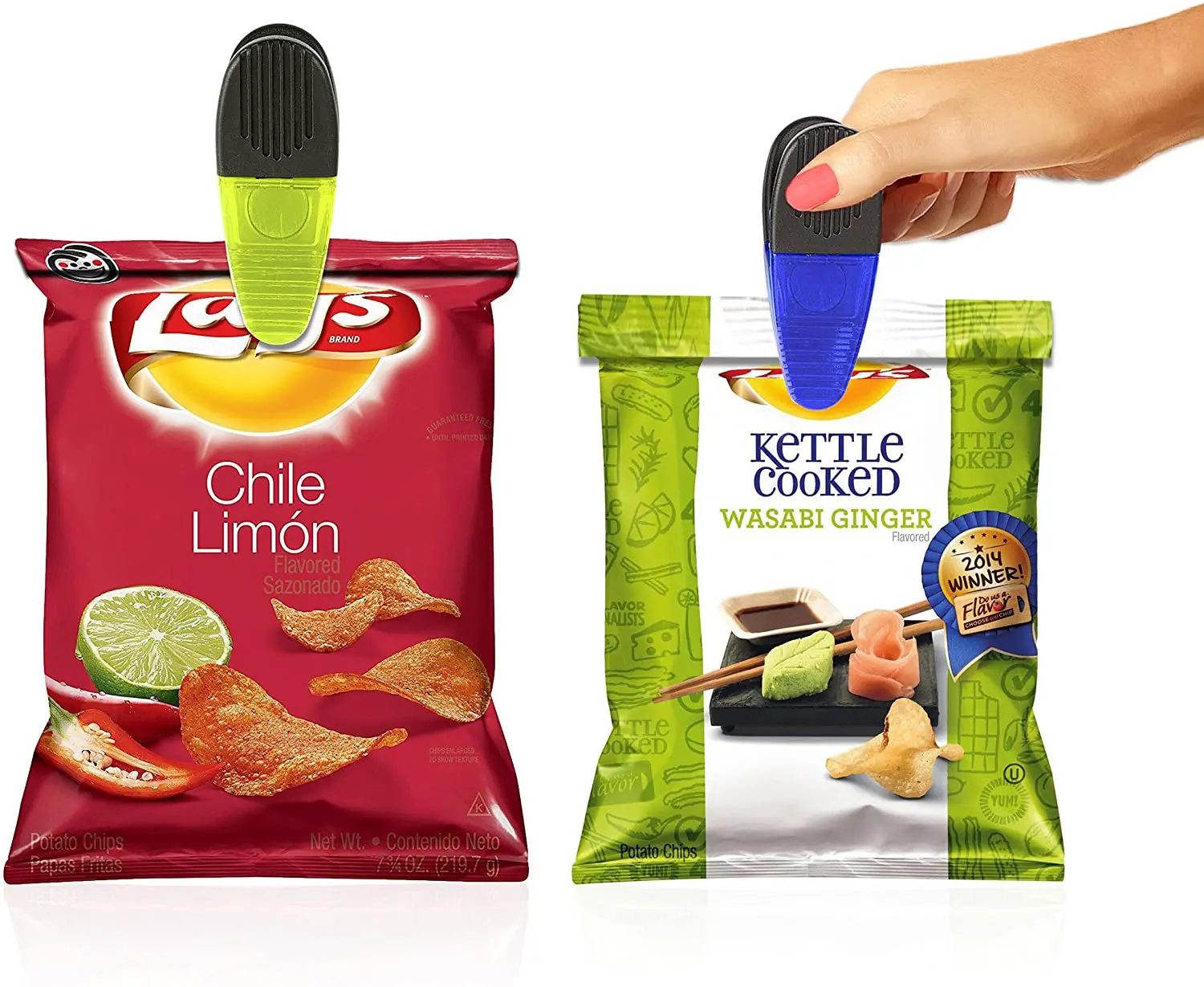 New Type Plastic Magnetic Memo Clip fridge