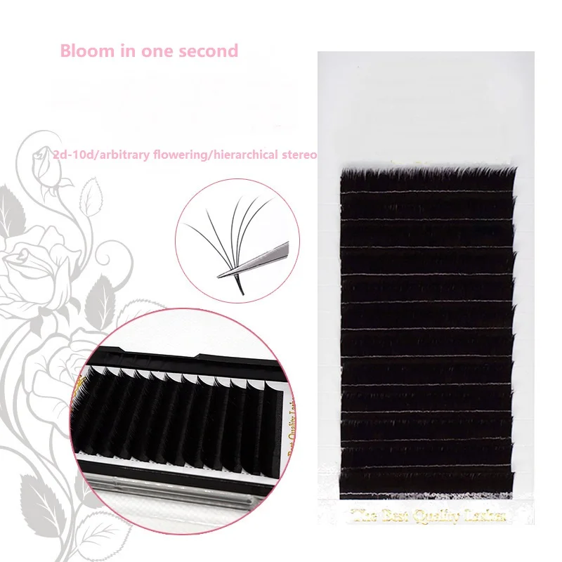 0.05mm one second blooming grafting eyelashes matte black eyelashes soft grafting false eyelashes