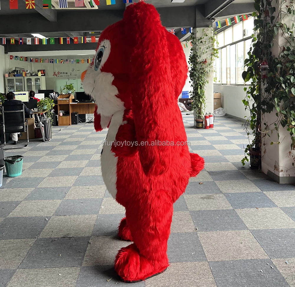 Inflatable Rabbit Mascot Costume Adult Easter Bunny Hare Anime Cosplay Kits Entertainment Carnival Full Body Suit
