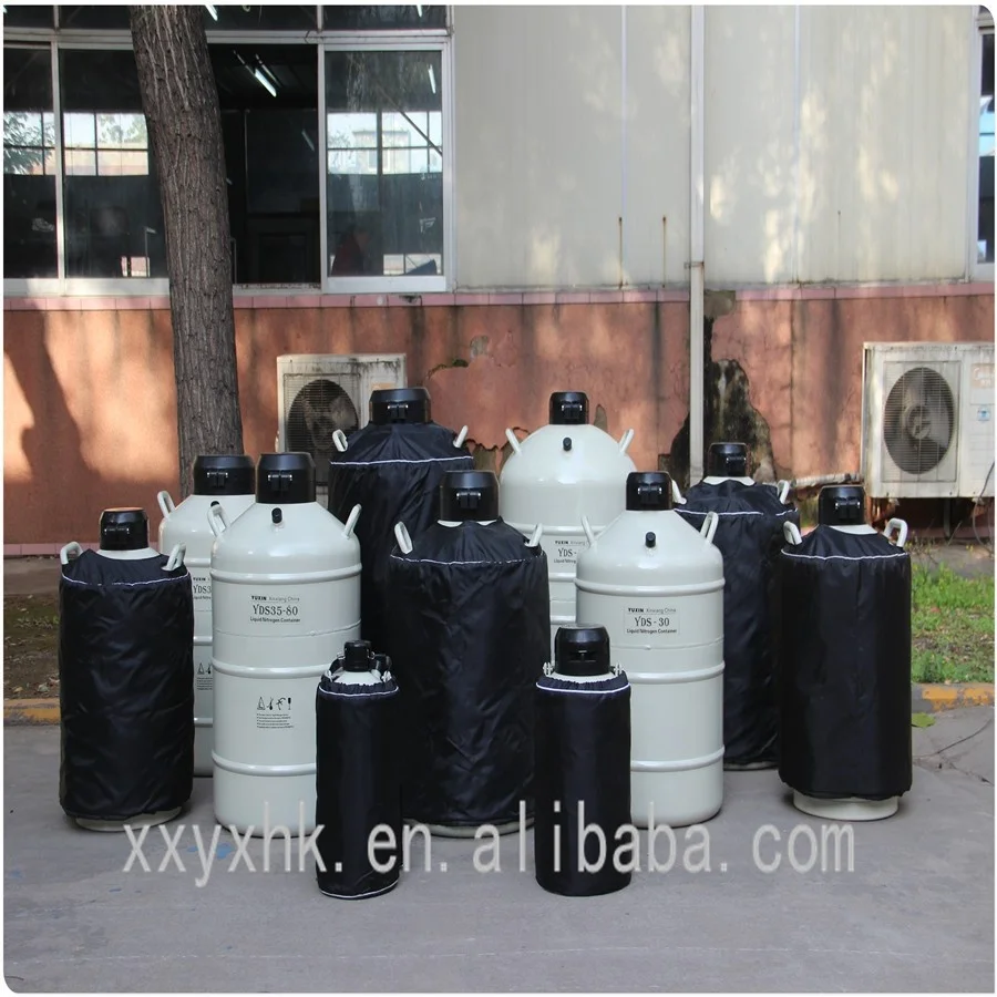 6 L Liquid Nitrogen Container Cryogenic LN2 Tank Dewar with Strap and canister