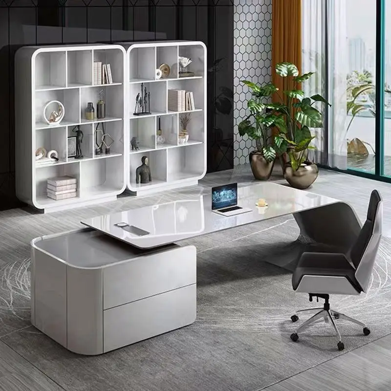 Home Office Desk And Chair Set Smart Executive Office Furniture Table Modern Manager Computer Desk