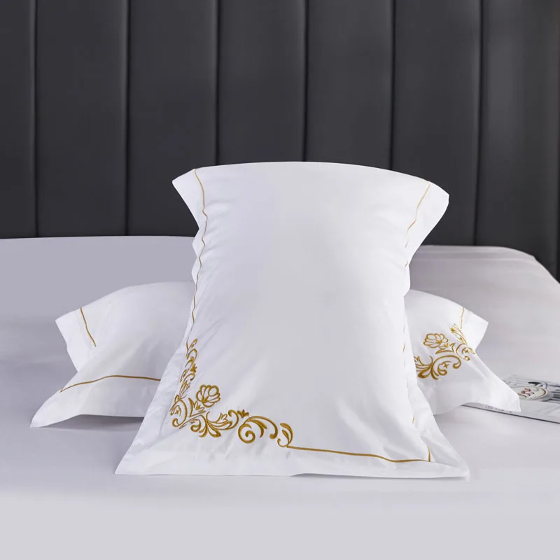 5 Star Hotel Bedding Set 400Tc Twin Queen King Size Bed Linen 100% Cotton Hotel Fitted Bed Sheet Hotel Linen