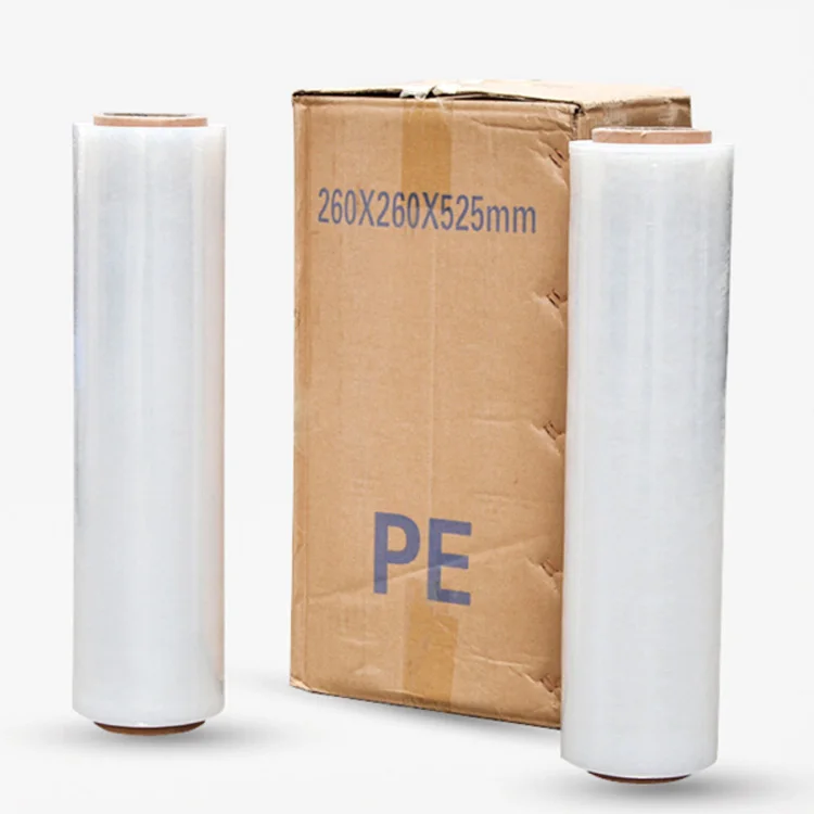 Factory price transparent Pallet Stretch Film manufacturer Plastic Polyethylene Wrapping Film