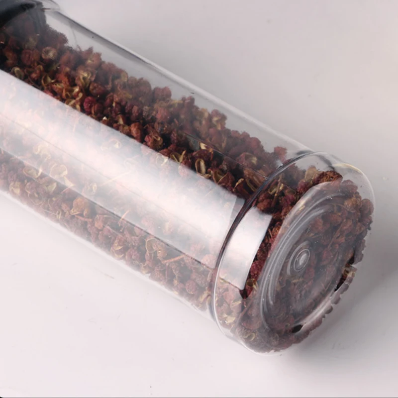 Honest Suppliers 170ML PET Round Shape Spice Bottle Salt Pepper Shaker Seasoning Container With Butterfly Cap