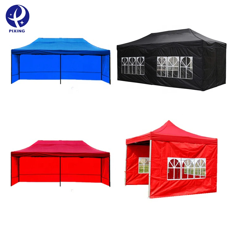PIXING High Quality Pvc Windows For Tent Popup Shade Canopy Outdoor Folding Tent Gazebo Canopy Awnings