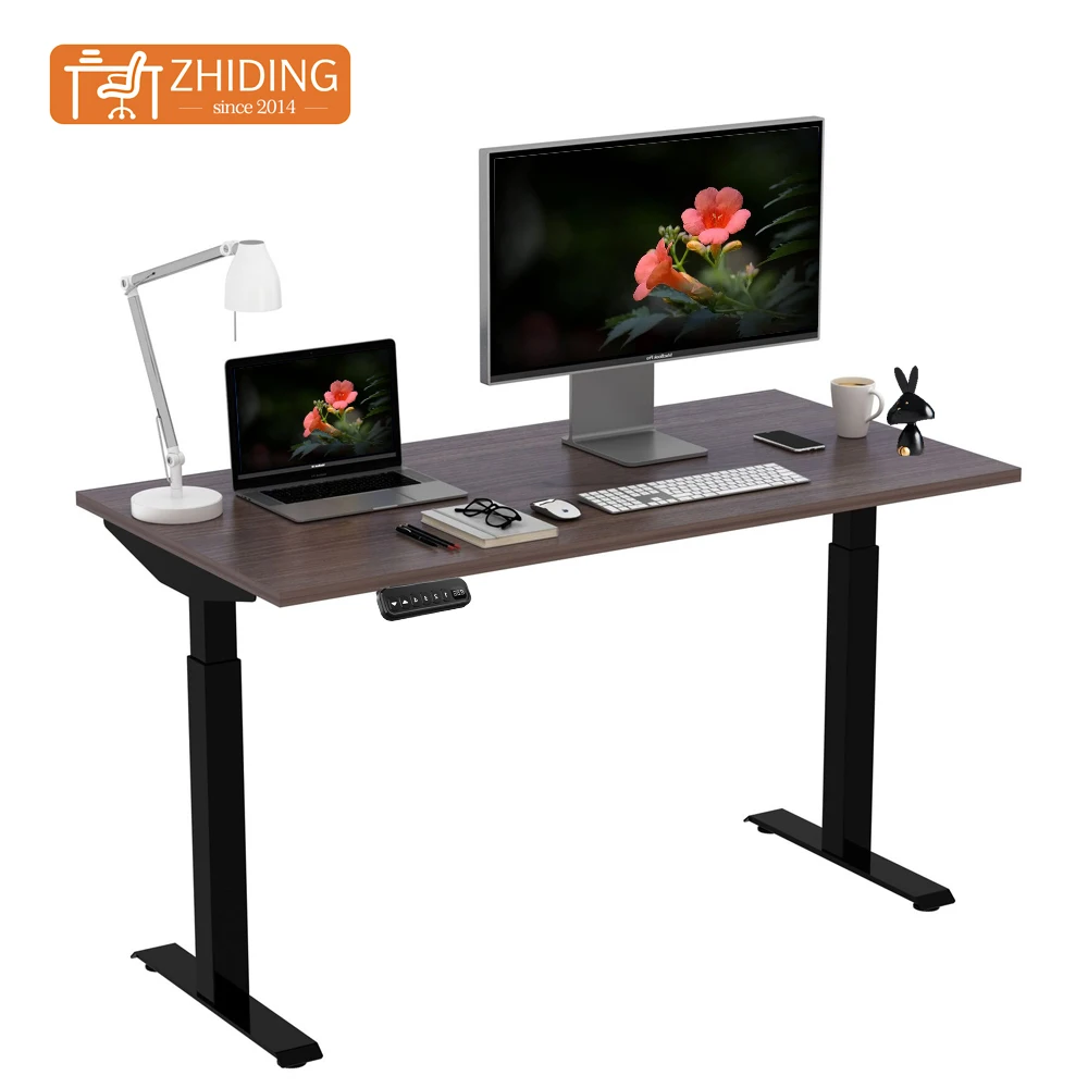 New Products Single Motor Office Working Modern Ergonomic Adjustable Standing Legs Desk Frame Stand Up Desk Standing desk