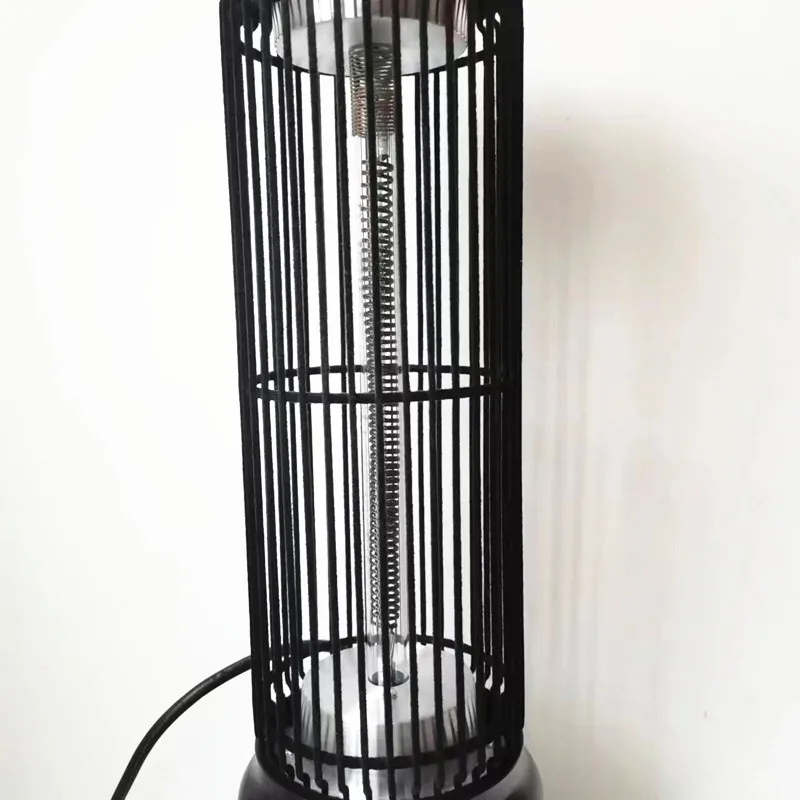 220v-240v 1200w черный цвет Электрический автономный нагреватель с нагревательной лампой из