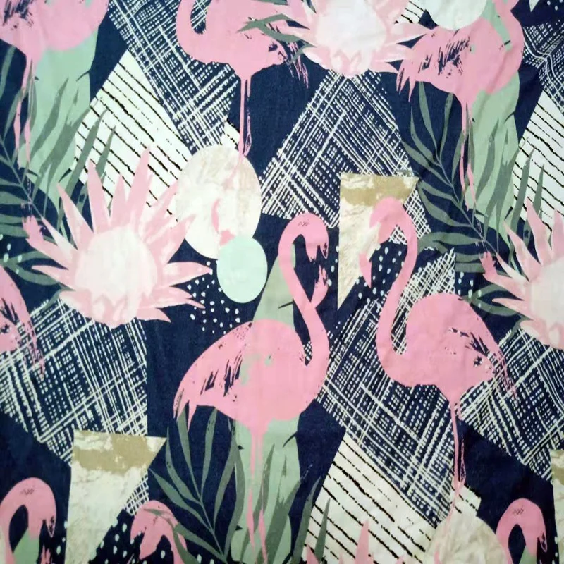 
Custom Printed 95 Modal 5 Lycra Jersey Knit Fabric For Clothing 