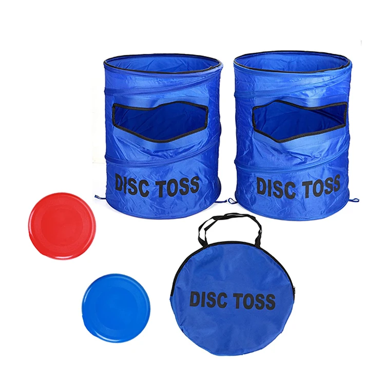 Outdoor Sports Games Folding Disc Toss Flying Disc Toss Dunk Game Set
