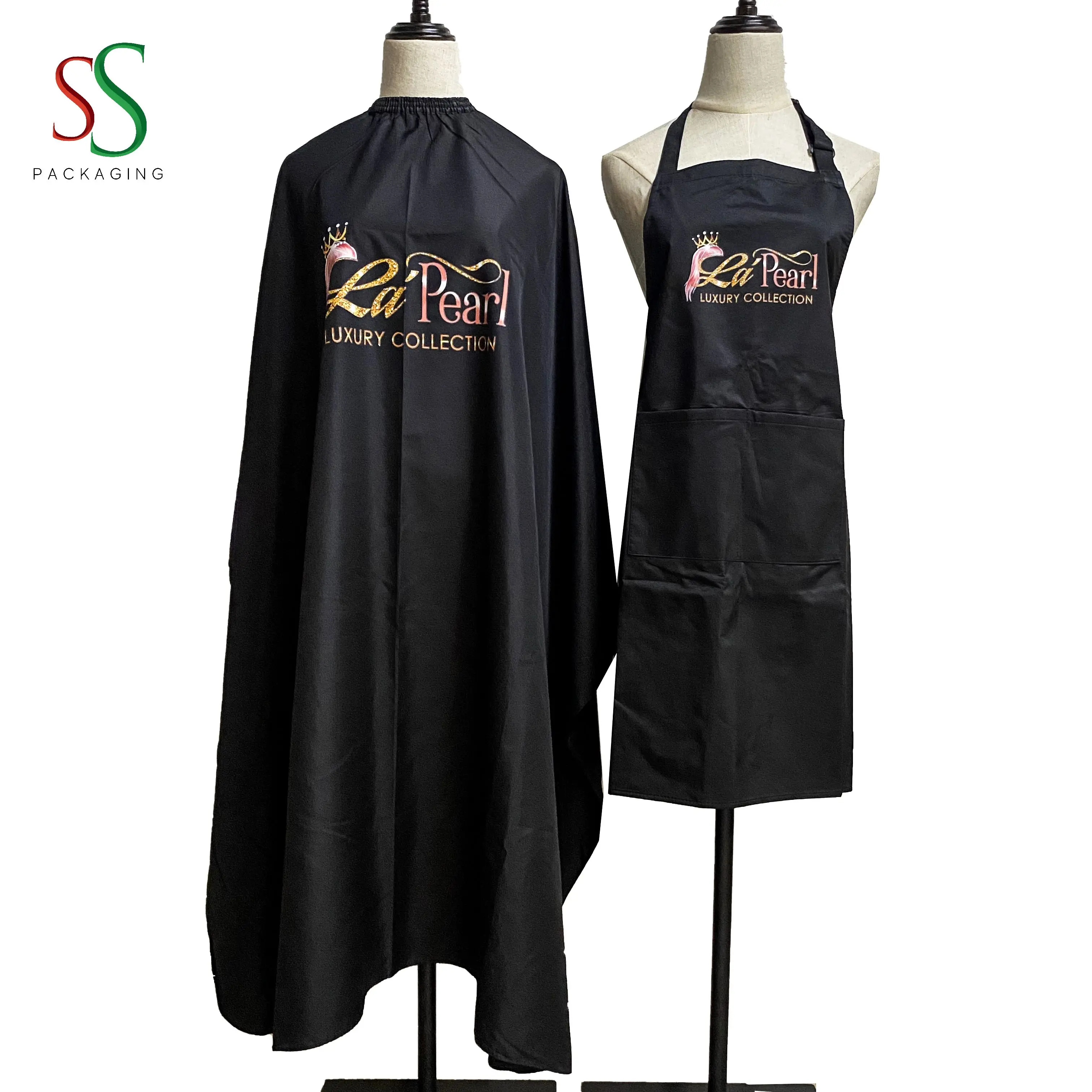 Wholesale Hairdressing Salon Nylon Cape with Closure Snap Waterproof Salon Cape