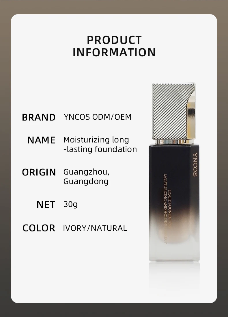 Cheap Price Liquid Foundation Private Label Foundation Lightweight And Sheer Moisturizing Liquid Foundation With Custom