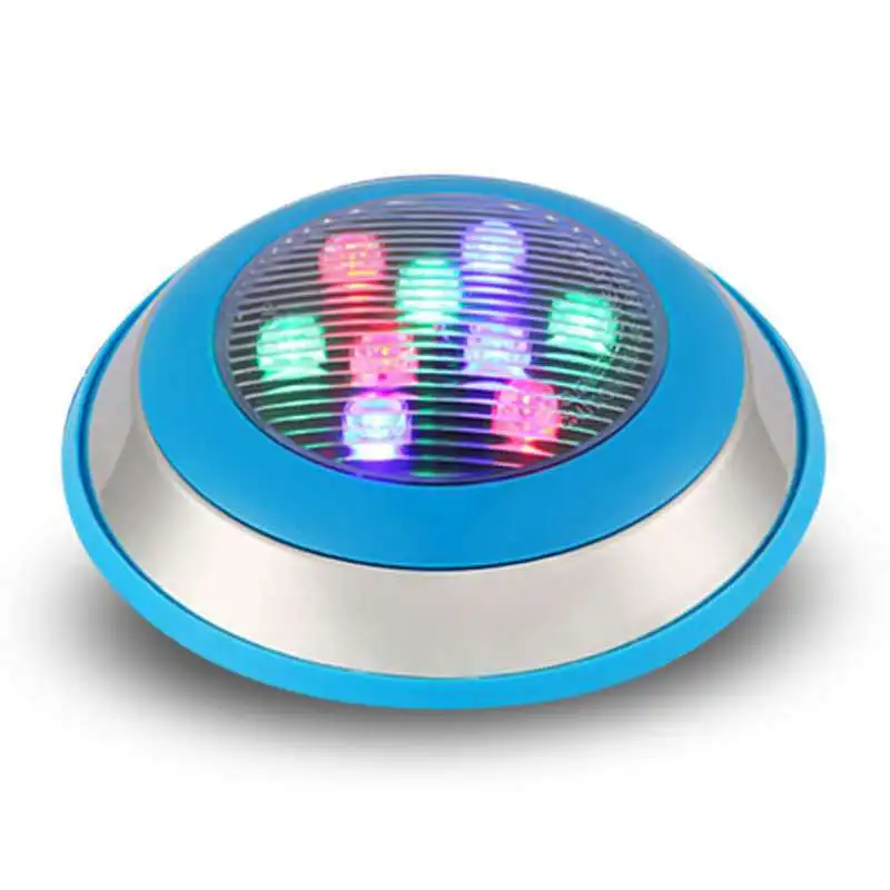 Yuefa 9W Wall Surface Mounted Outdoor Fountain Garden IP68 DMX512 RGB Color Changing LED Underwater Swimming Pool Light