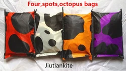 wholesale personalized custom with tails kite kids outdoor beach 3d Inflatable soft Piebald octopus kites