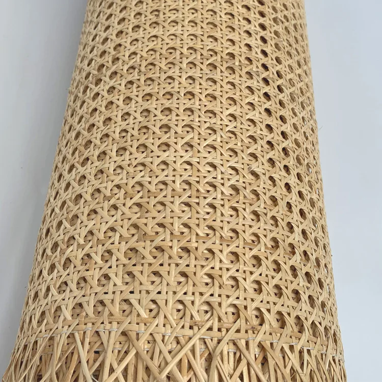 Indonesia Wicker Rattan Raw Cane Core Webbing Material Roll 40 45 50 60 70 90 150cm Meters  Factory Supplier