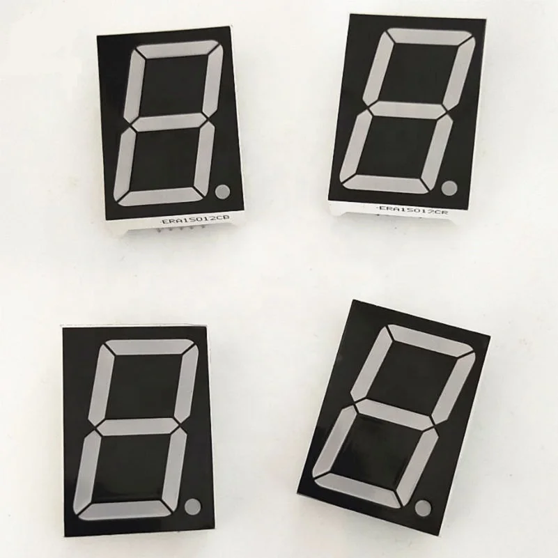 Custom high light  1 1.2 2.3 4 5.0 1.5 inch CC CA red green blue 7 segment led display