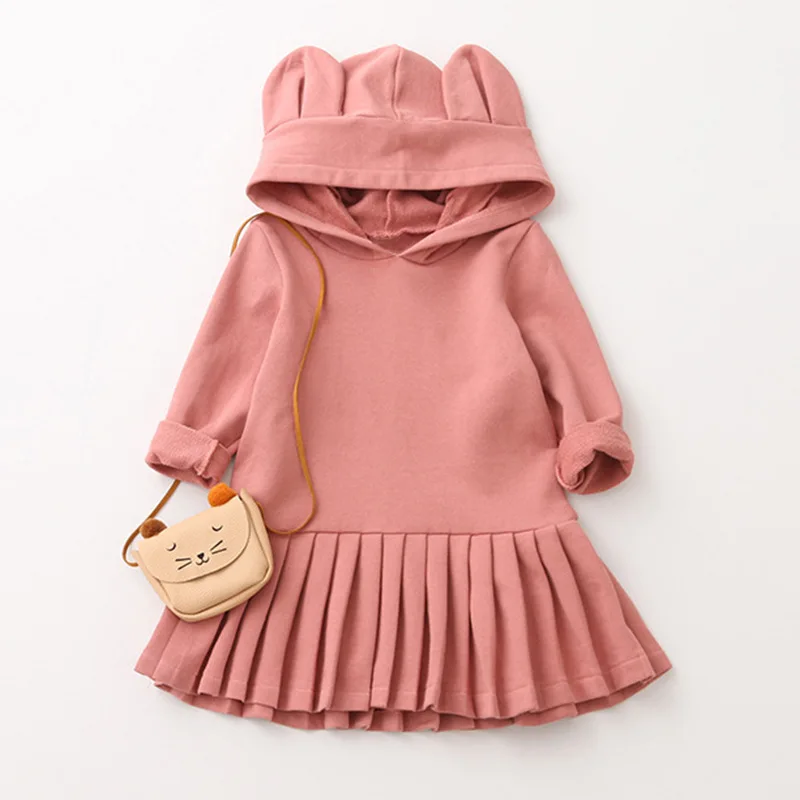 
Hot sale latest Wholesale 6 year old design boutique simple kids winter korean girl dress 