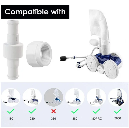 D20 D15 Factory Price Hose Ball Bearing Swivel Feed Hose Nut Pool Replacement Fittings fits 280 3900