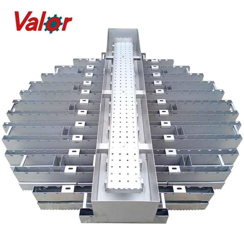 Metal Tower Internals Channel Type Liquid Distributor For Distillation Tower