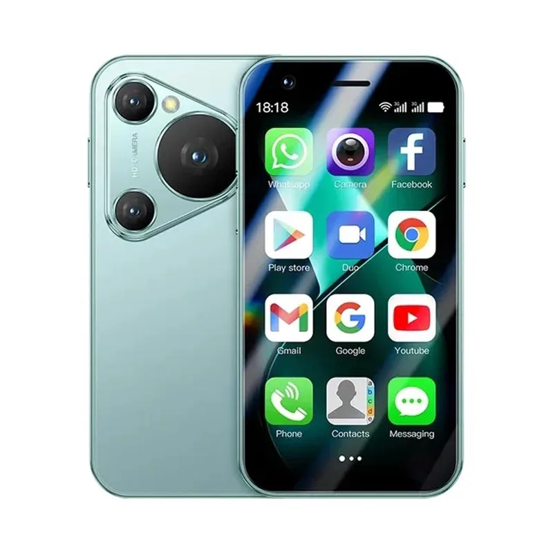 3G Network Mini Smart Phone Soyes P70 Pro Max 3.0 Inch Dual Sim Card Dual Standby Play Store Portable Mini Pocket Smart Phone