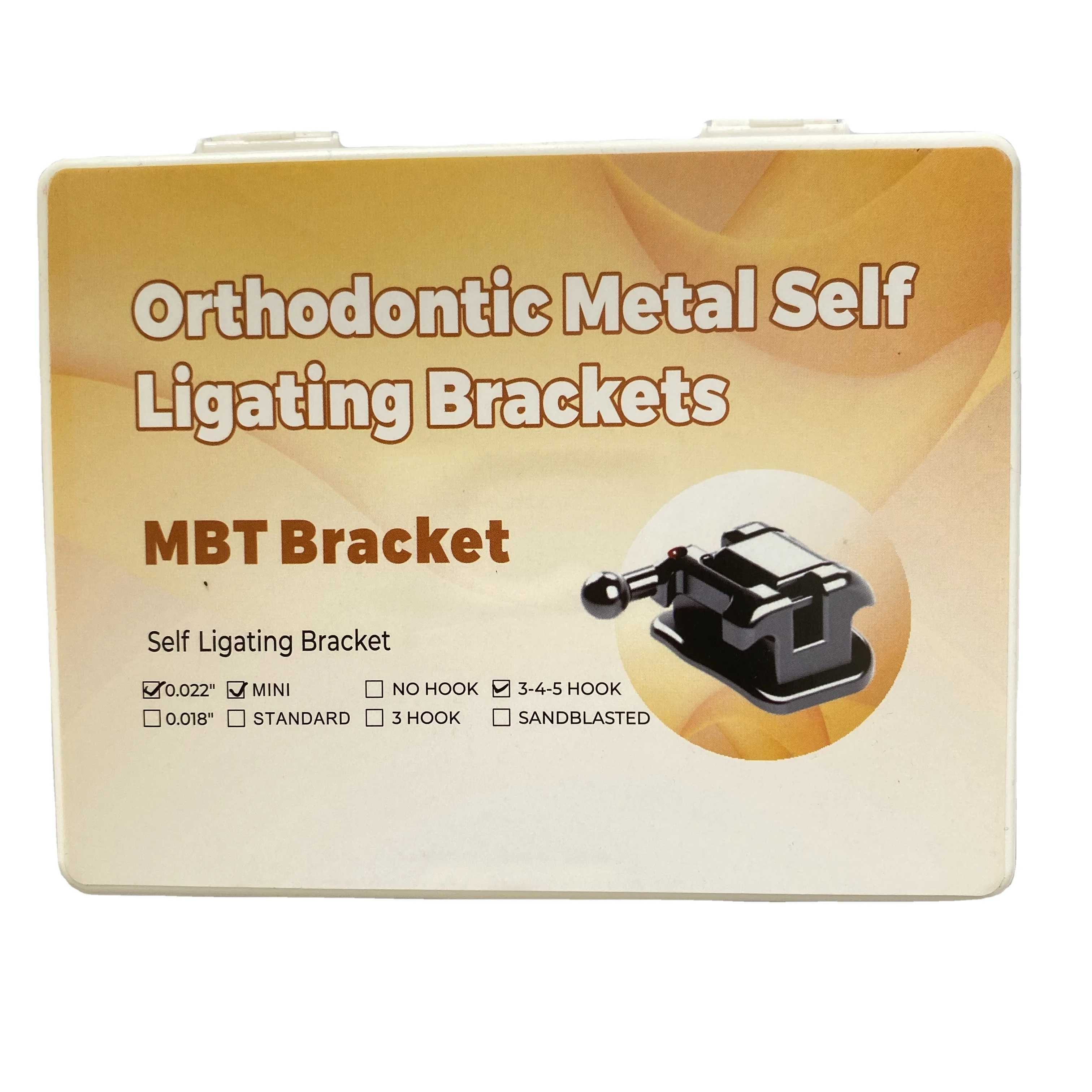 Orthodontic Brace Dental Material Dental China Metal Passive Self-Ligating Bracket