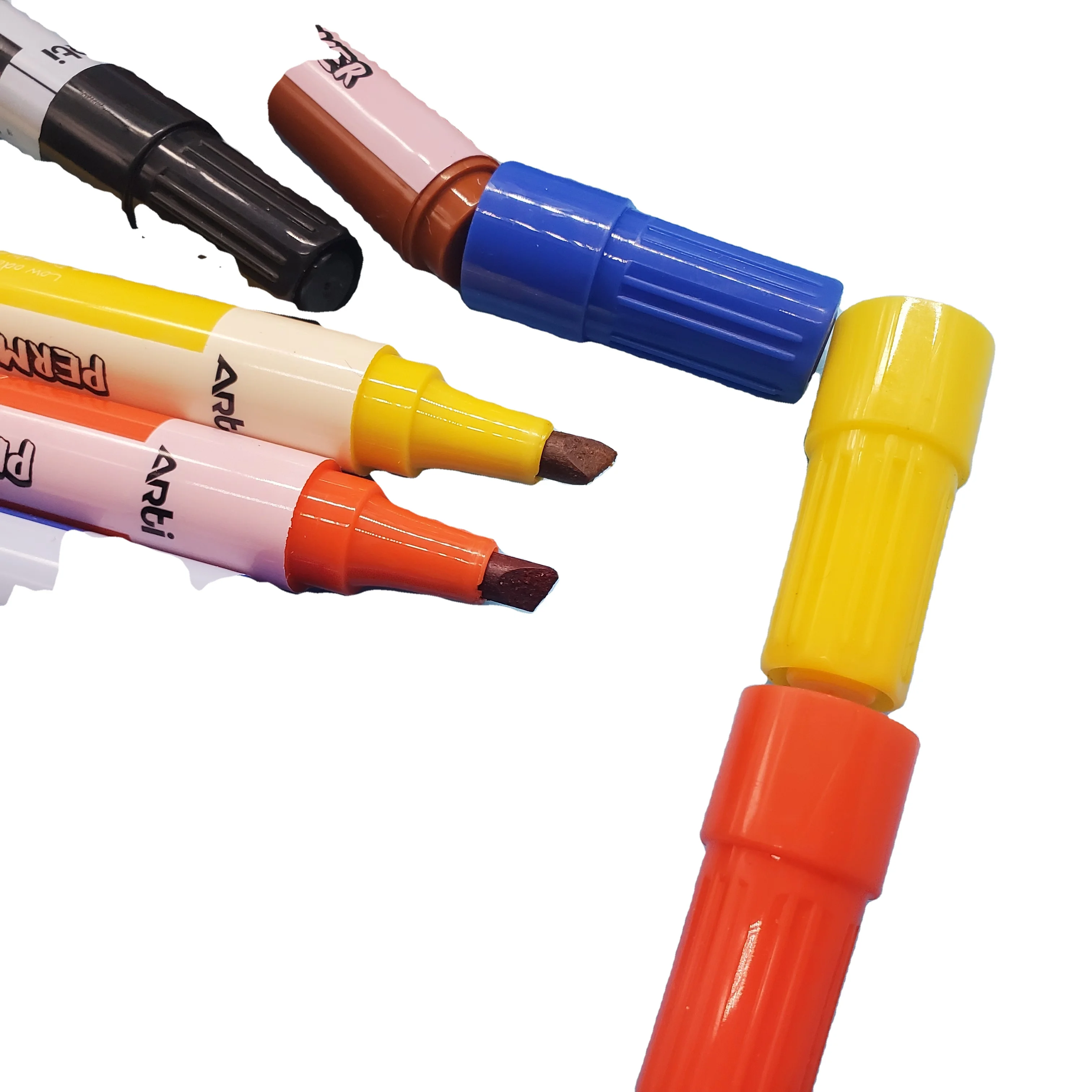 DIY Water-based ink disappear marker pens with transparent barrel