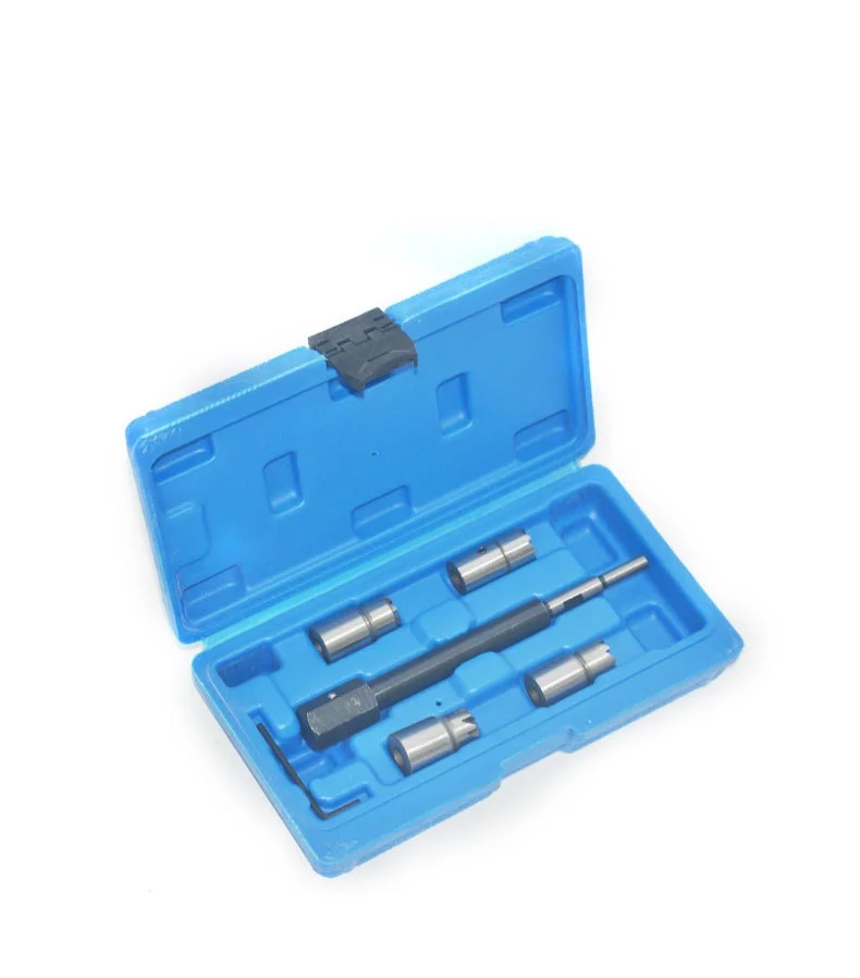 Automobile Diesel Fuel Injector Seat Cleaning Kit 5 Pieces Durable and Wear-Resistant Hand Tools Auto Repair Tools