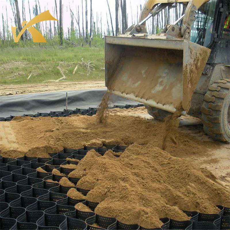 HDPE Geocell Ground Grid for Driveway and Road 20-50mm Height Gravel Honeycomb Gravel-Price Effective Geo Cell