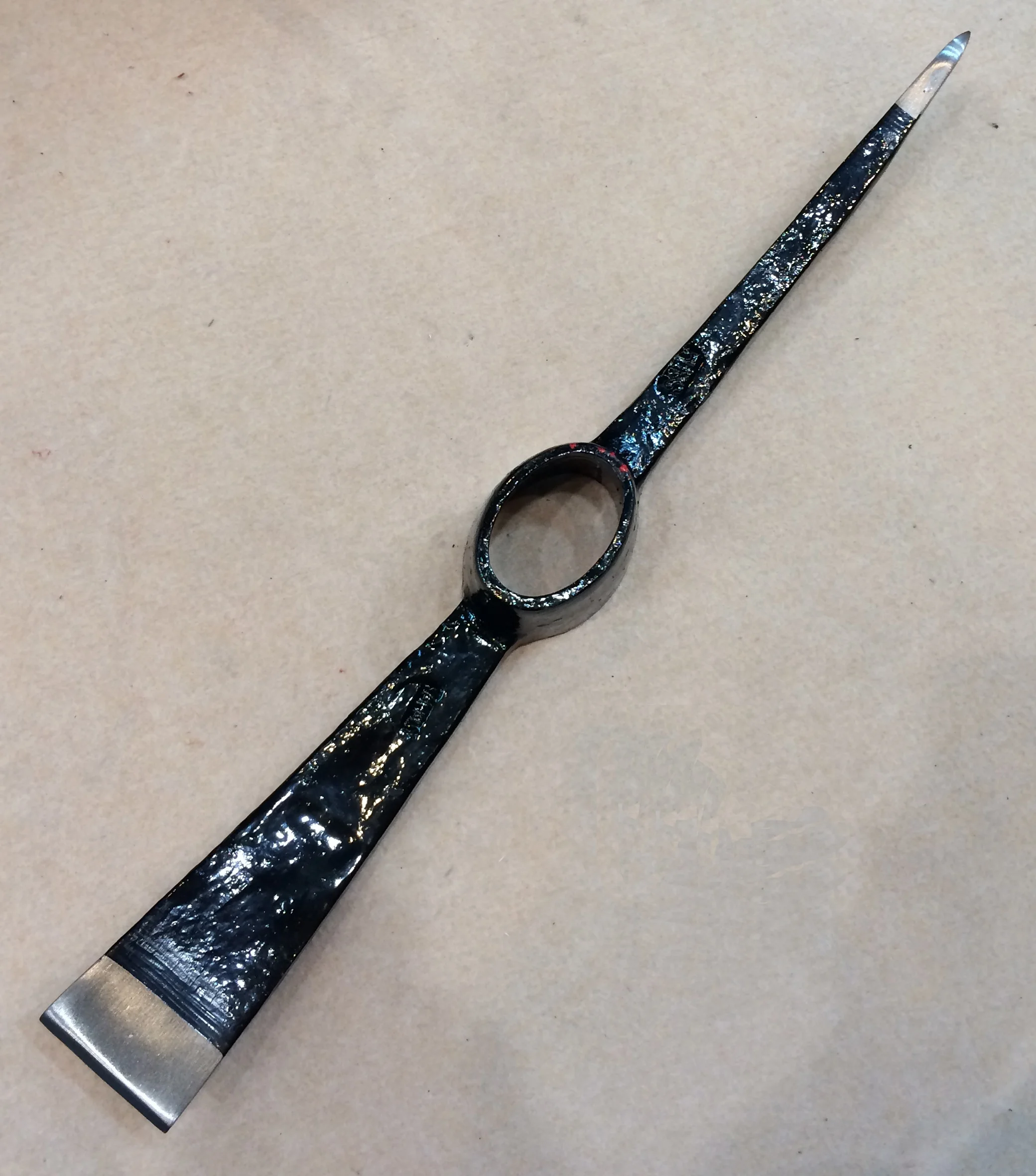 Маленький ручной садовый кирпич, Лидер продаж, кованая закаленная яркая и черная окрашенная поверхность