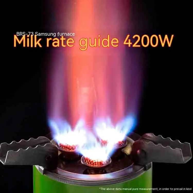 BRS-73 Outdoor Gas Stove Folding Furnace Picnic Cooking Portable Gas Cooker With Three Burners