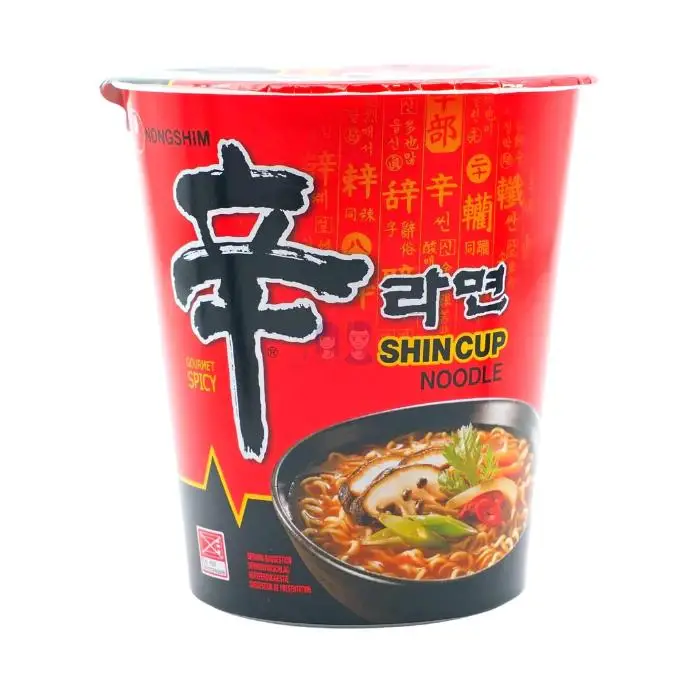 Nongshim для гурманов, острая чашка, лапша, лапша рамэн, Корейская еда, оптовая продажа, 65 г