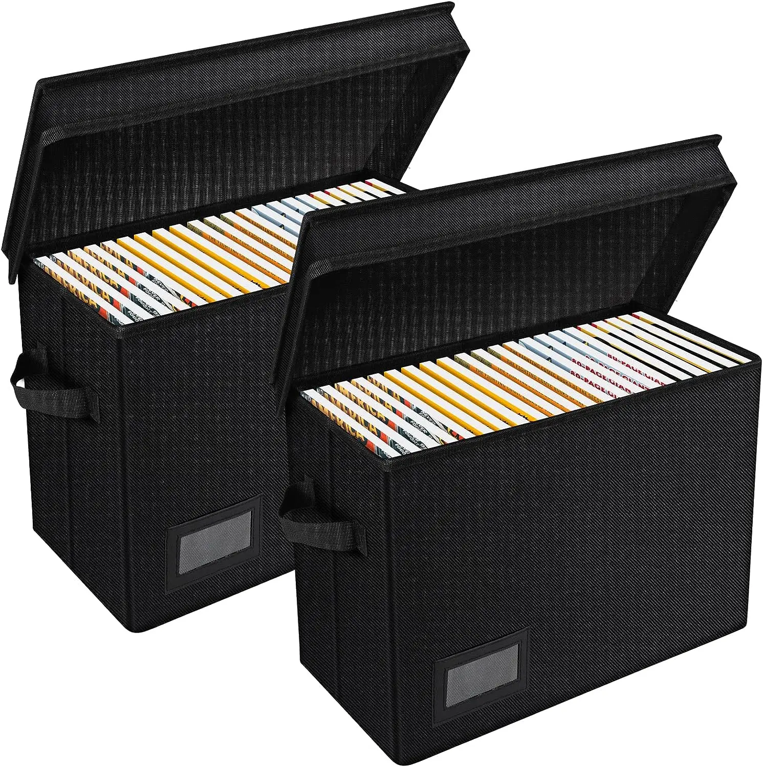 High Quality Comic Book Storage Box With Lids And Handle  with Stackable and Foldable