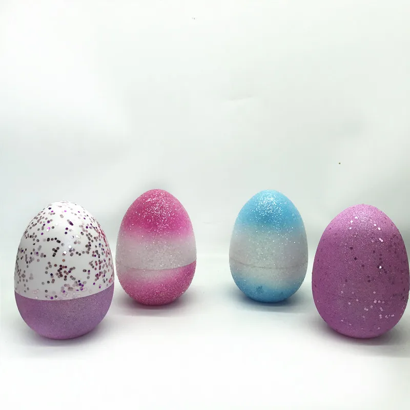 
Hot selling 15cm plastic gift party large easter egg spray paint on powdered plastic easter egg 