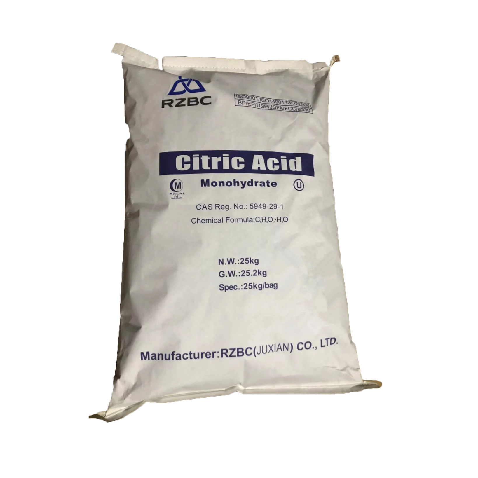 Best Price Manufacture Supply Food Grade Citric Acid Monohydrate Powder
