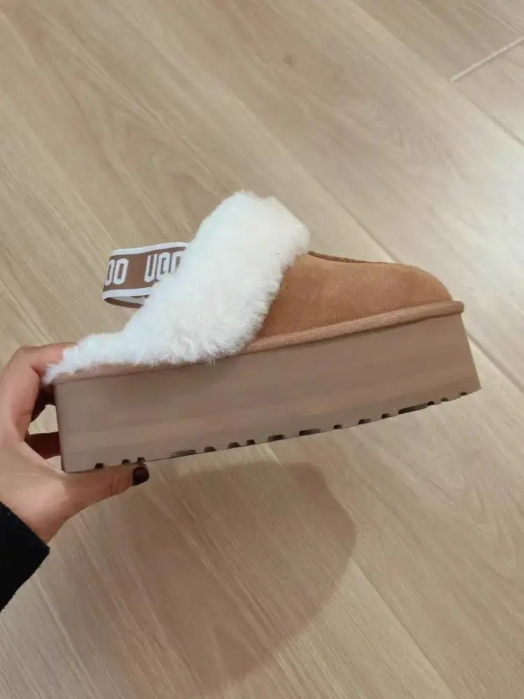 Ladies New Classical Winter Thick Bottom Shoes Non Slip Large Cotton Padded Warm Fashion Snow Boots