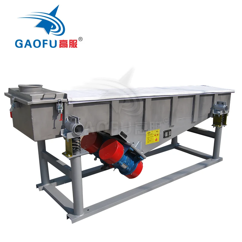 1 deck carbon steel stone vibrating screen machine