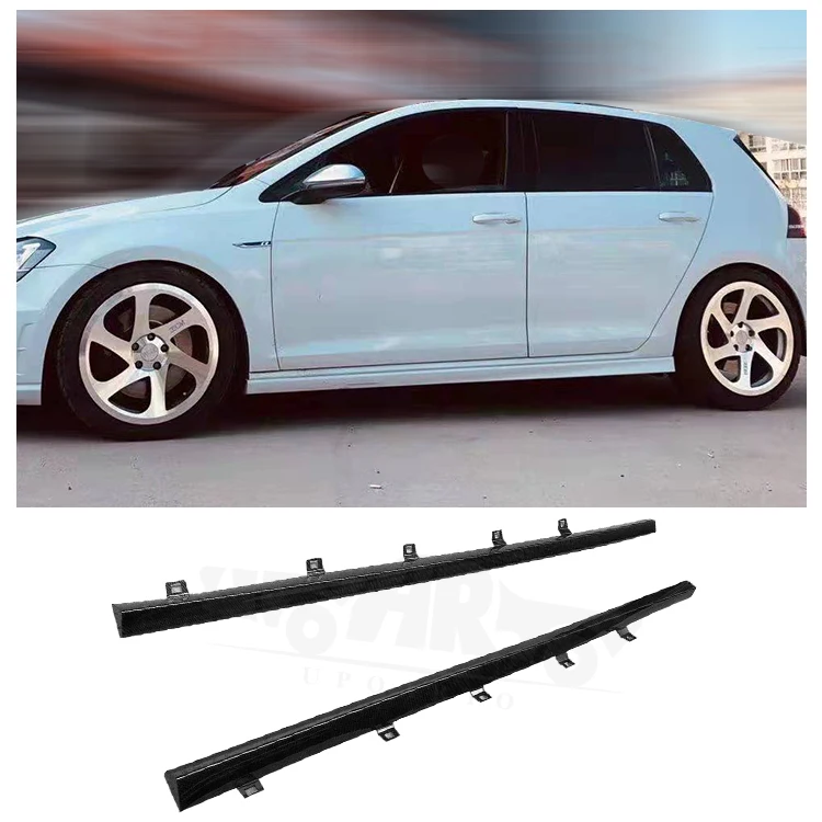 Новинка боковые юбки из АБС-пластика для VW MK7 Golf 7 5 7Rline Rline бамперы углеродного волокна внешние
