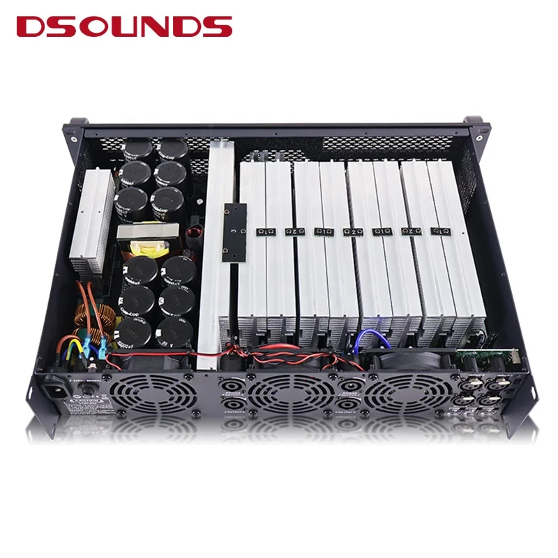 Class 3H 4 channels SMPS power amplifiers 4x1000W  high power amplifiers