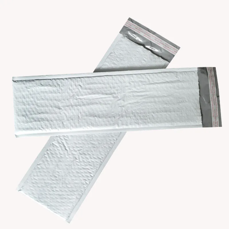 80CM 90CM 100CM 110CM LESS MOQ PLAIN SOLID CUSTOM LOGO WATER PROOF PROTECTION WHITE KRAFT PADDED BUBBLE LONG MAILER FOR FISHING