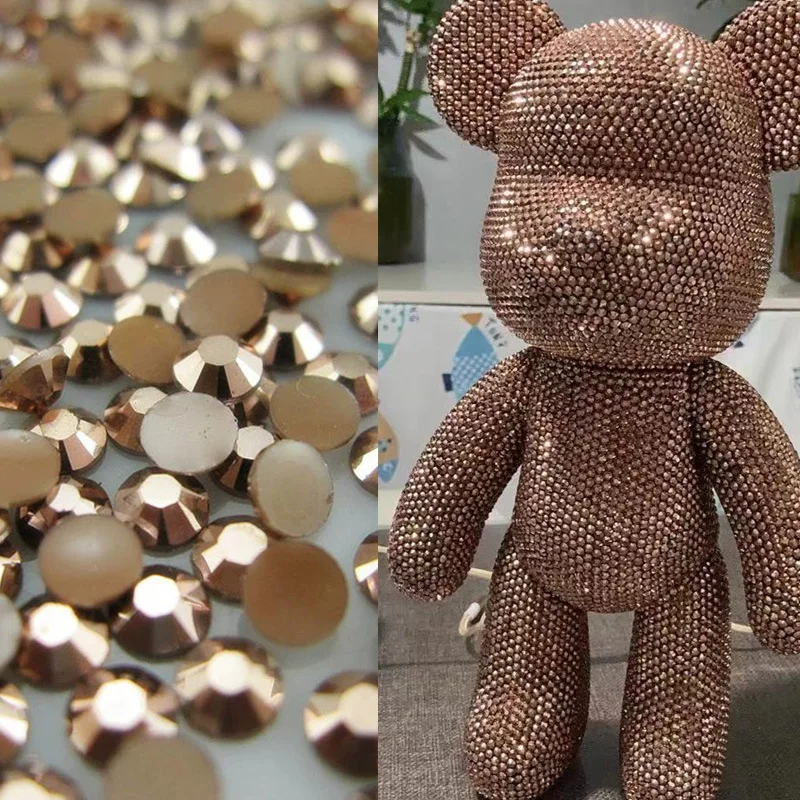 In Stock Good Glass Rhinestones Flat Back Nail Diamond Rhinestones Hot Fix Bulk